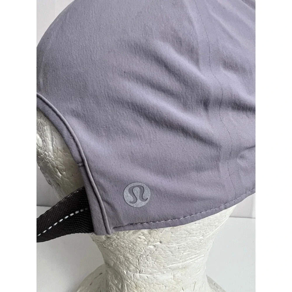 Lululemon Fast and Free Run Hat Purple Grey Adjustable Running Cap OS